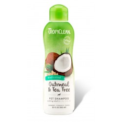 TropiClean Oatmeal & Tea tree Medicated Shampoo