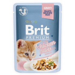 Brit Premium® Gravy Chicken Fillets for Kitten 85gr
